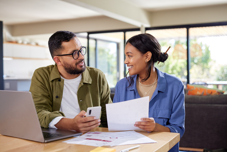 A couple discusses whether they qualify for a tax write-off.